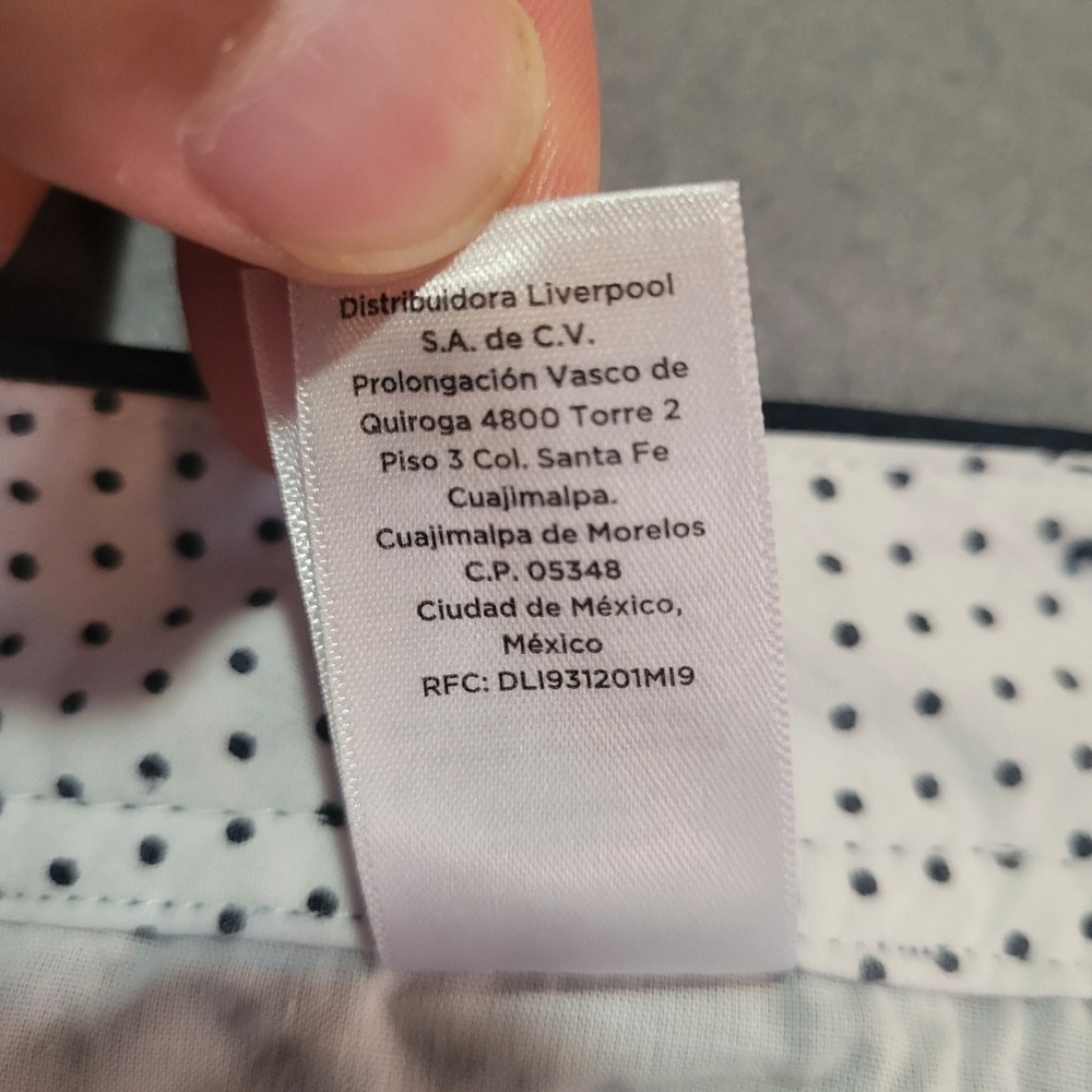 Talbots Perfect Crop Pant Navy Blue Slim Leg Mid Rise Size 6 NEW - Picture 10 of 10